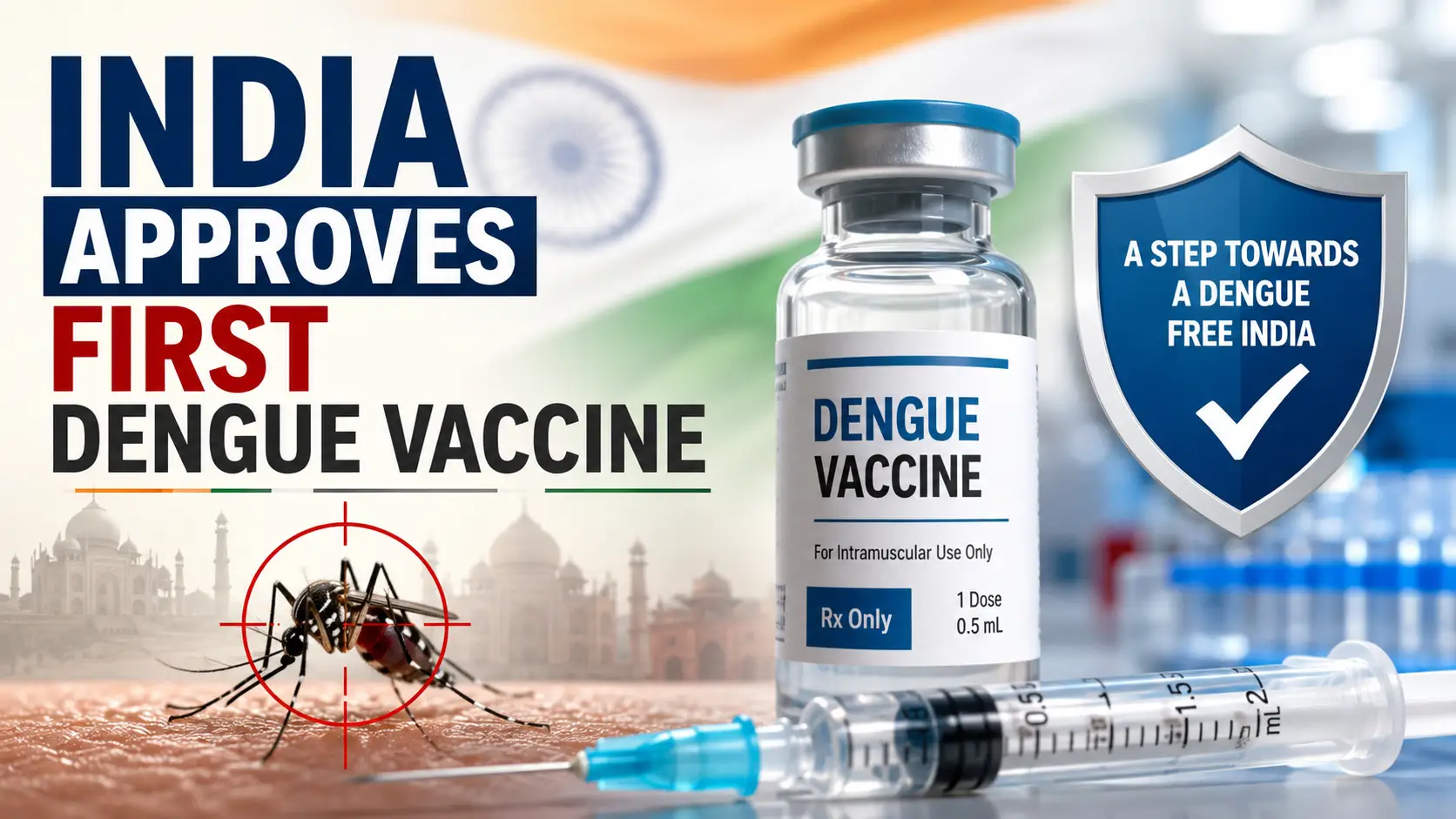 India Approves First Dengue Vaccine