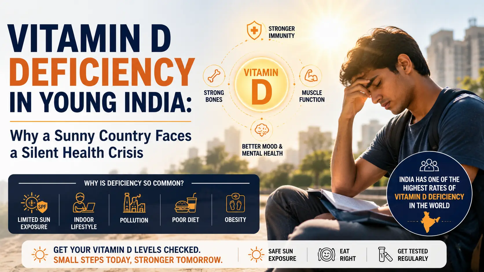 Vitamin D Deficiency in Young India: Why a Sunny Country Faces a Silent Health Crisis
